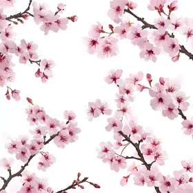 Springtime Cherry Blossom Art