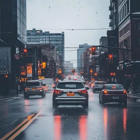 Urban Traffic in Rainy Weather