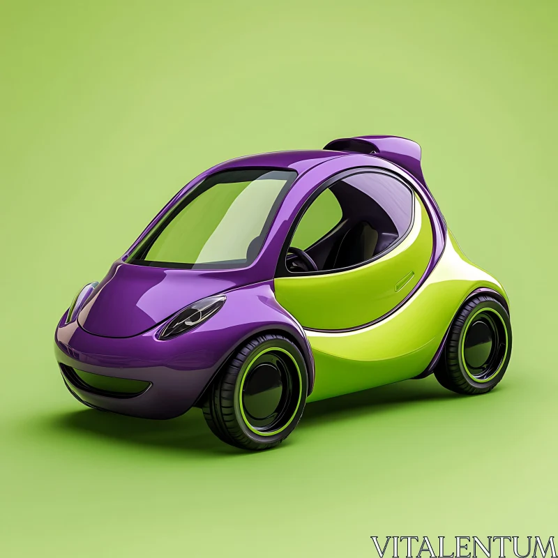 Modern Electric Vehicle Concept AI Image