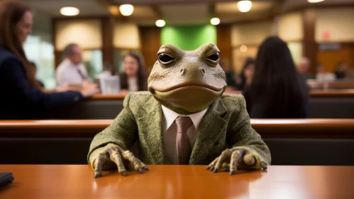 Legal Toad in Green Academia | A Studyplace Spectacle