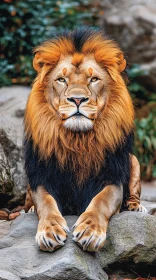 Regal Lion Portrait