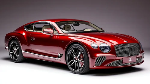 High-Class Red Sports Car