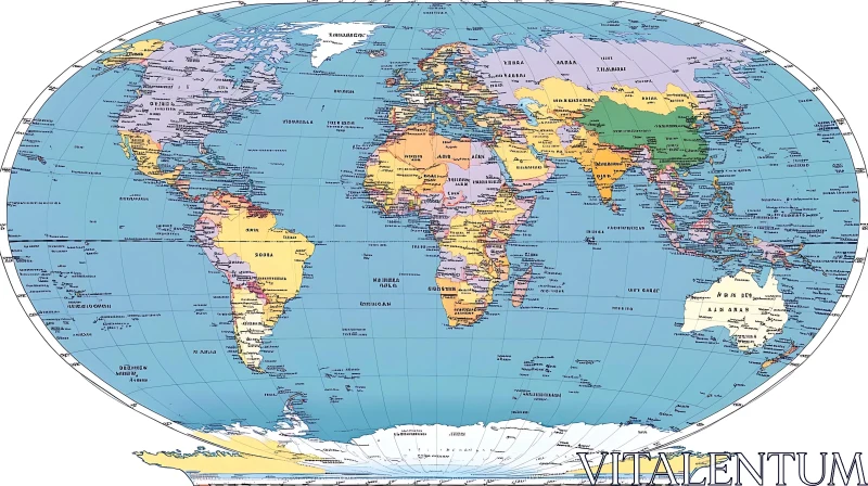 Comprehensive Political World Map