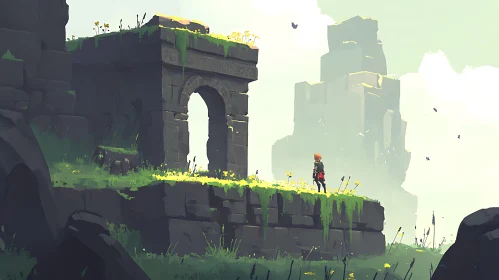 Solitary Exploration in Ancient Ruins