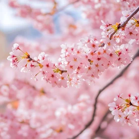 Delicate Pink Cherry Blossoms