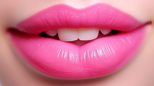 Vibrant Lips: A Captivating Close-Up Photograph