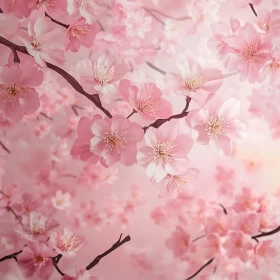 Beautiful Pink Cherry Blossoms