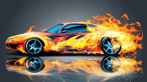 Blazing Automotive Design in Flames