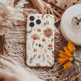 Stylish Floral Pattern Phone Cover