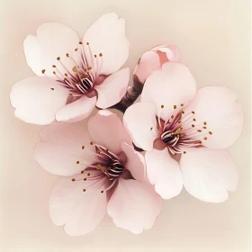 Delicate Pink Cherry Blossoms