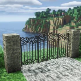 Digital Landscape with Iron Gate