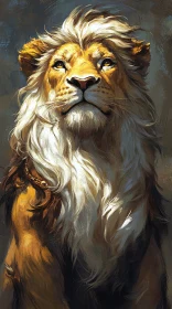 Magnificent Lion Artistic Rendition