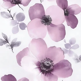 Delicate Pink Floral Design