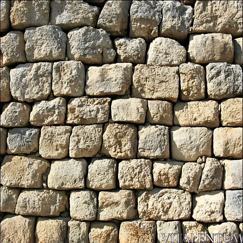 AI ART Ancient Stone Wall Texture