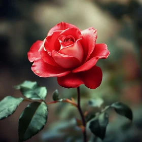 Beautiful Red Rose Flower