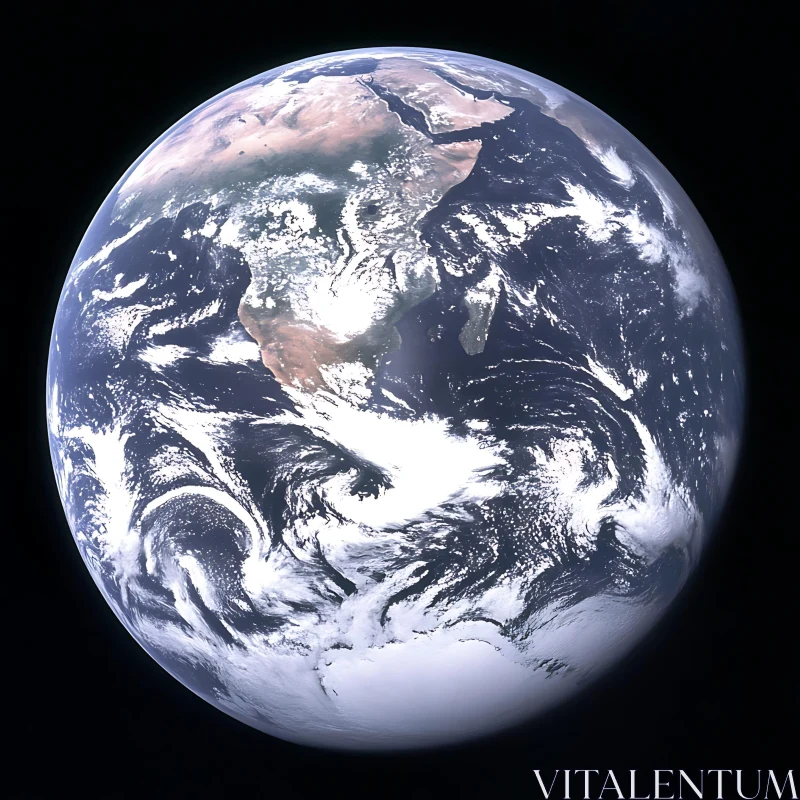 Earth from Space AI Image