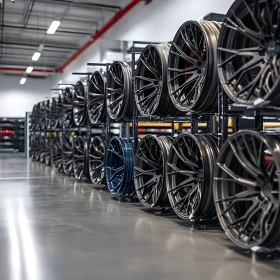 Warehouse of Car Rims