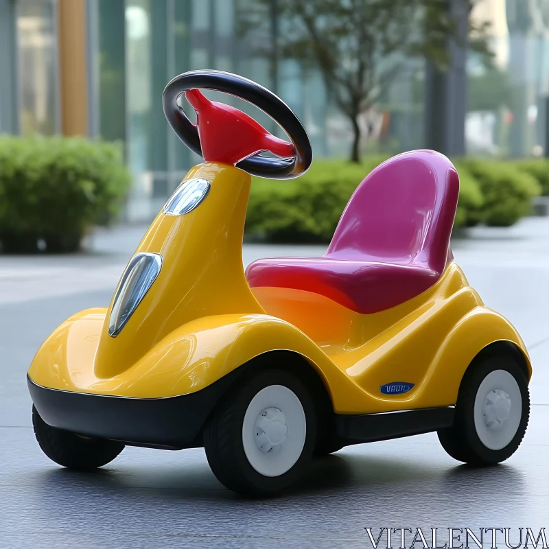 Vibrant Ride-On Toy Car for Kids