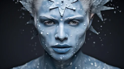 Snow Queen Makeup: A Captivating Winter Fantasy Portrait