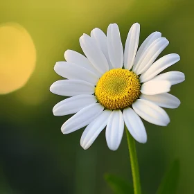 Detailed View of a Stunning Daisy in Bloom