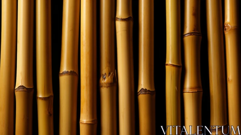 Artistic Bamboo Arrangement - Precisionist Craftsmanship AI Image