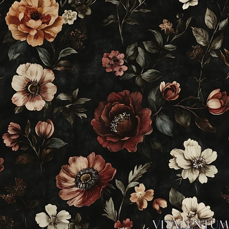 Vintage Floral Artwork