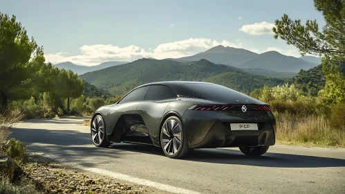 Elegance on the Open Mountainous Road
