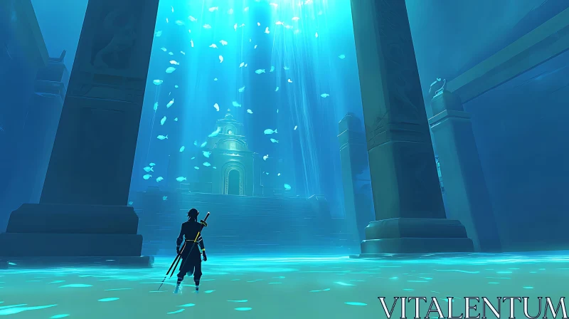 Ancient Underwater Temple Exploration Ancient Underwater Temple Exploration