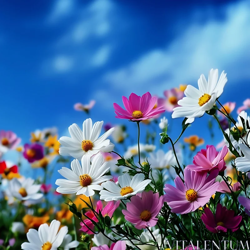 AI ART Lush Garden of Vibrant Flowers