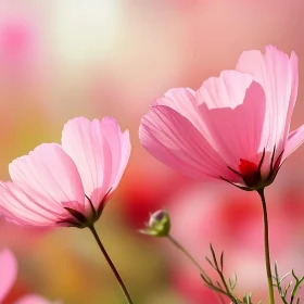 Pink Petaled Floral Beauty