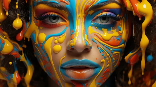 Intricate Neo-Plasticism Inspired Women's Portraiture in Bold Colors