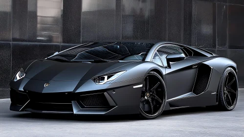 Luxurious Black Sports Car