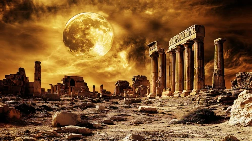 Moonlit Ancient Ruins