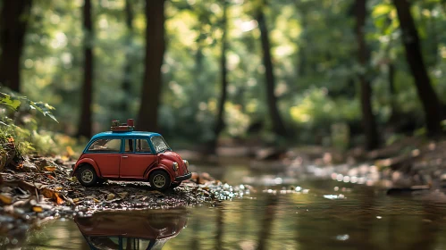 Miniature Car in Nature