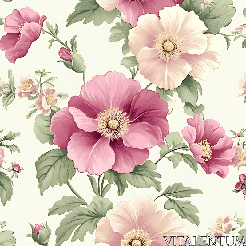 AI ART Floral Botanical Artwork