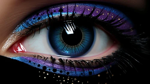 Enchanting Eye Makeup: A Captivating Artwork