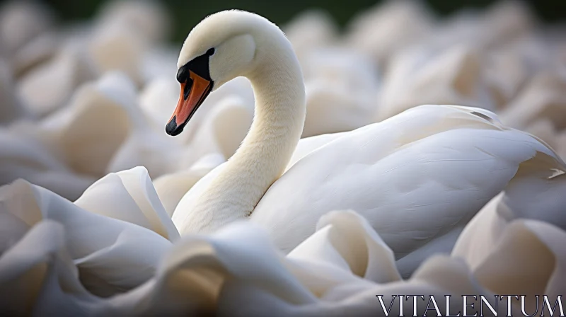 Serene Swan Portrait - Timeless Elegance and Harmonious Romanticism AI Image
