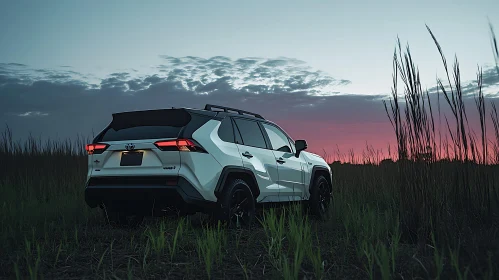 SUV Adventure at Sunset