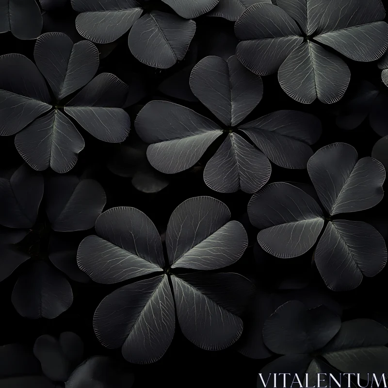 Symmetrical Dark Leaf Patterns