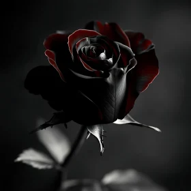 Dark Rose Close-Up