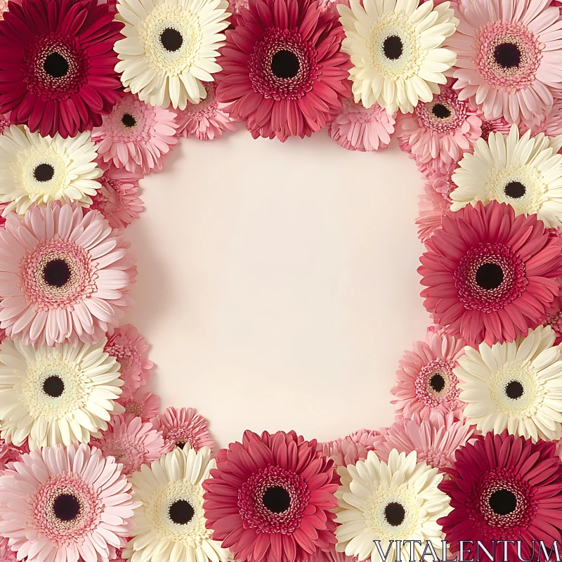 Vibrant Gerbera Blossom Arrangement AI Image