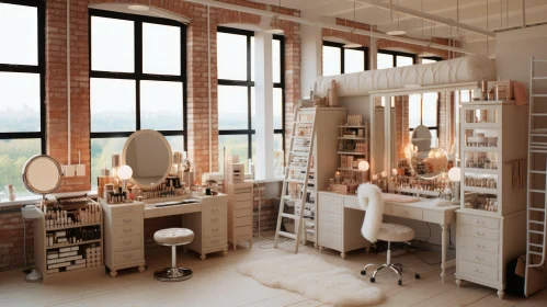 Captivating Beauty Room with Large Windows | Urban Industrialism