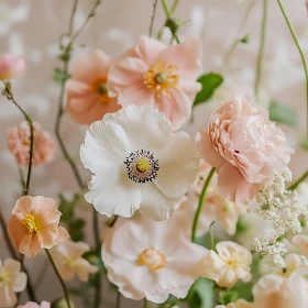 Soft and Serene Flower Bouquet