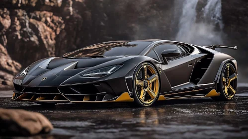 Exotic Supercar with Futuristic Design