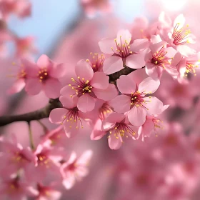 Cherry Blossom Bloom in Spring
