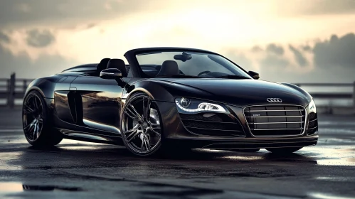 Black Audi R8 Convertible