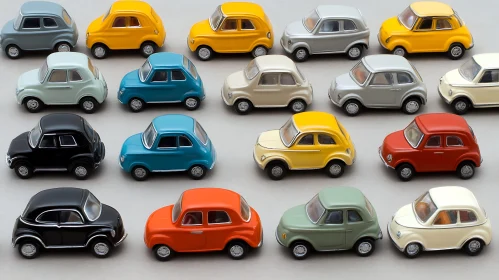 Retro Vintage Mini Cars Collection