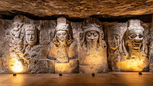 Mysterious Cave Sculptures from Ancient Civilization