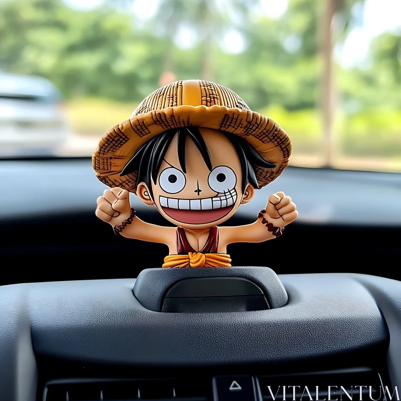 Anime Character Car Decor AI Image