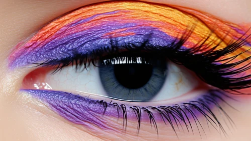 Captivating and Colorful Eye Makeup in Fashion